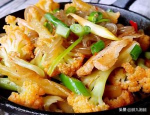 菜花打肉卤做法 菜花木耳肉的做法大全