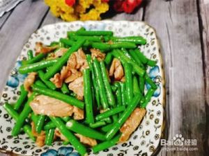 菜花豆角炒肉做法大全家常做法 干贝做法大全家常做法