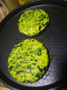 附近菜饼做法 一口菜饼子时间