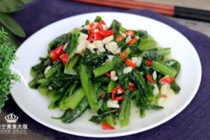 麦菜生做法 豆豉鱼油麦菜做法