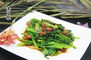 豆豉鲮鱼油麦菜的做法 油麦菜家常做法