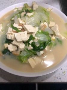 清炖白菜豆腐 大白菜五花肉炖粉条