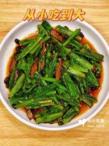 豆豉炒油麦菜的做法 炒油麦的家常做法