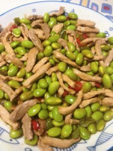 毛豆蒸肉末的正宗做法 冰冻毛豆肉末做法